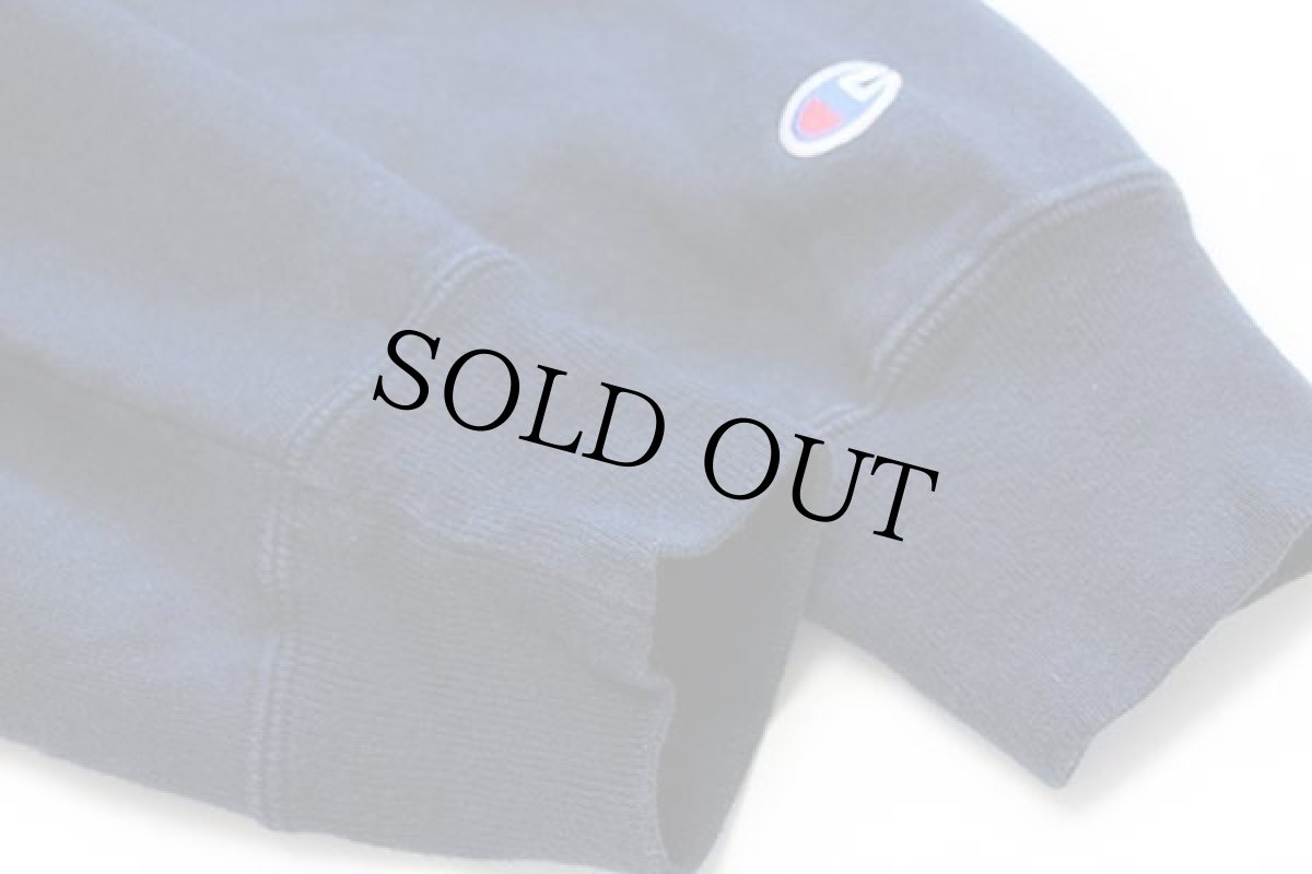 画像6: 00s Championチャンピオン PIUS X1 TRACK&FIELD ウイングフット リバースウィーブ スウェットパーカー 紺 XL (6)