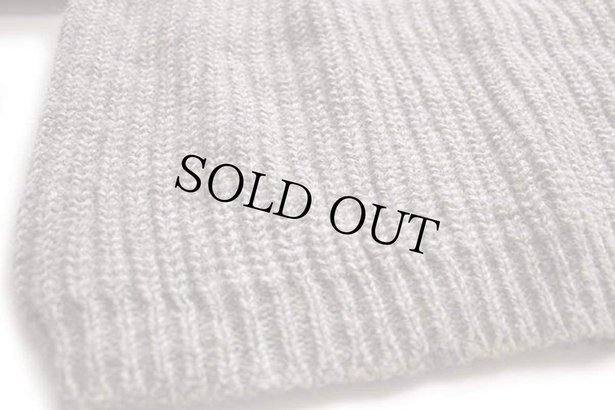 画像5: 80s Herdwick Tweed ローゲージ ウールニット セーター グレーベージュ L (5)