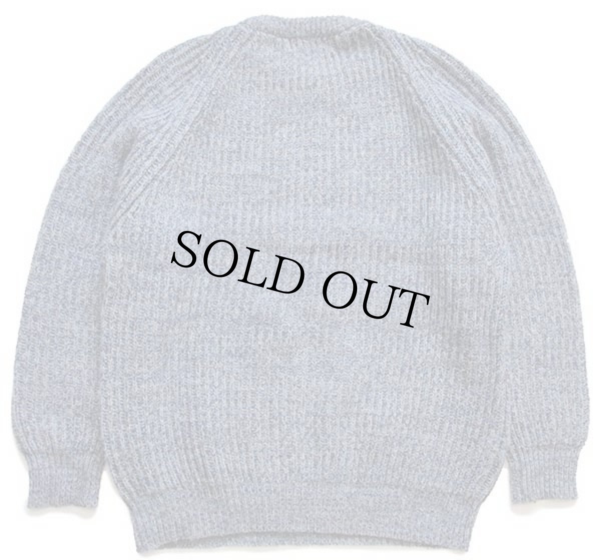 画像2: 80s スコットランド製 BRENIRE ローゲージ ウールニット セーター ミックス (2)