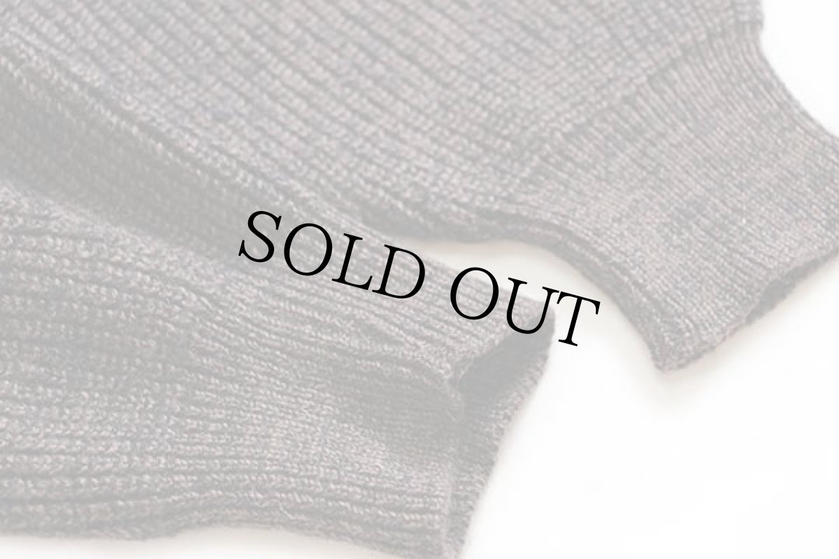 画像6: 80s イタリア製 Levi'sリーバイス ライン入り ローゲージ アクリル×ウール×モヘヤ×アルパカニット セーター 焦げ茶 XL★ユーロ (6)