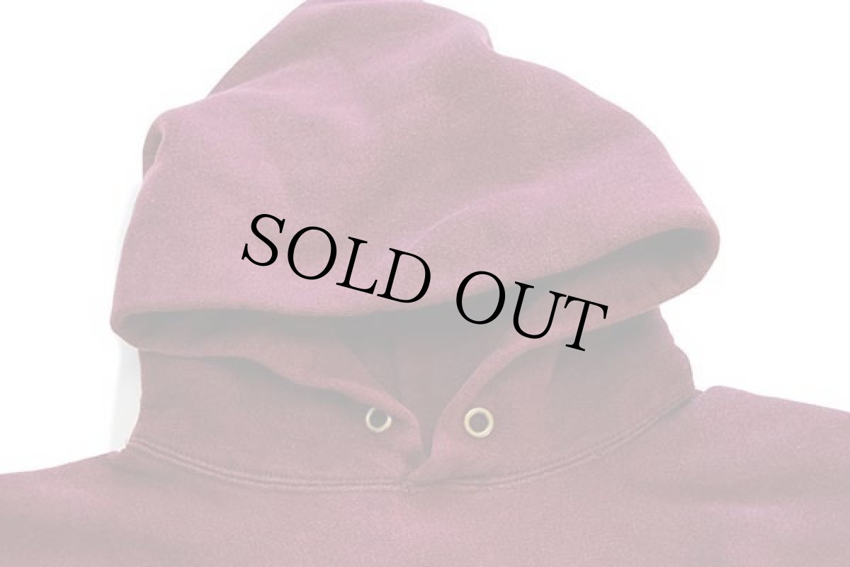 画像5: 90s USA製 Championチャンピオン UNIVERSITY OF MASSACHUSETTS リバースウィーブ スウェットパーカー バーガンディ XL (5)