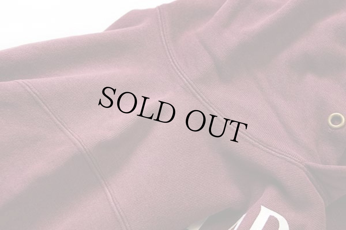 画像6: 90s USA製 Championチャンピオン HARVARD リバースウィーブ スウェットパーカー バーガンディ M (6)