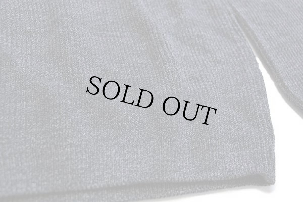 画像5: 80s LACOSTEラコステ ワンポイント Vネック ウール×アクリルニット セーター チャコールグレー 4 (5)