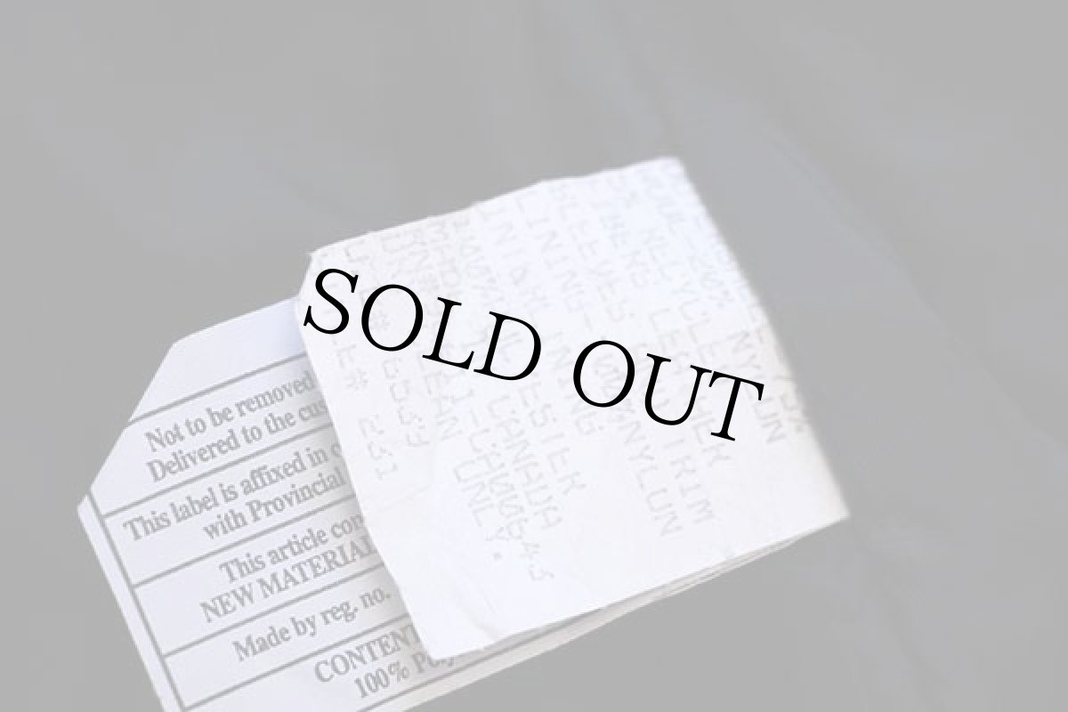 画像5: カナダ製 GIANNONE刺繍 スタンドカラー 中綿入り メルトン ウール 袖革スタジャン 黒×茶 L (5)