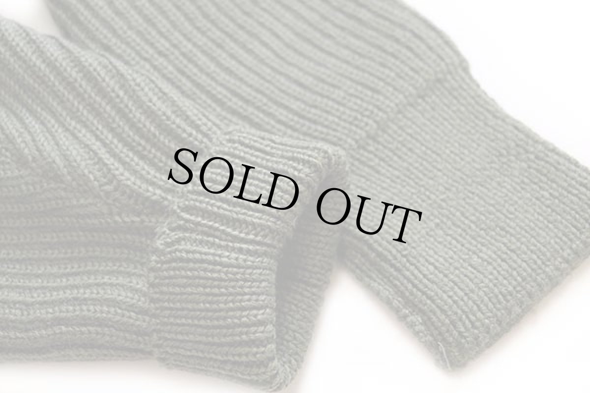 画像6: 90s 英国製 HENRI LLOYDヘンリーロイド ショールカラー サドルショルダー ローゲージ ウールニット セーター 緑 L (6)