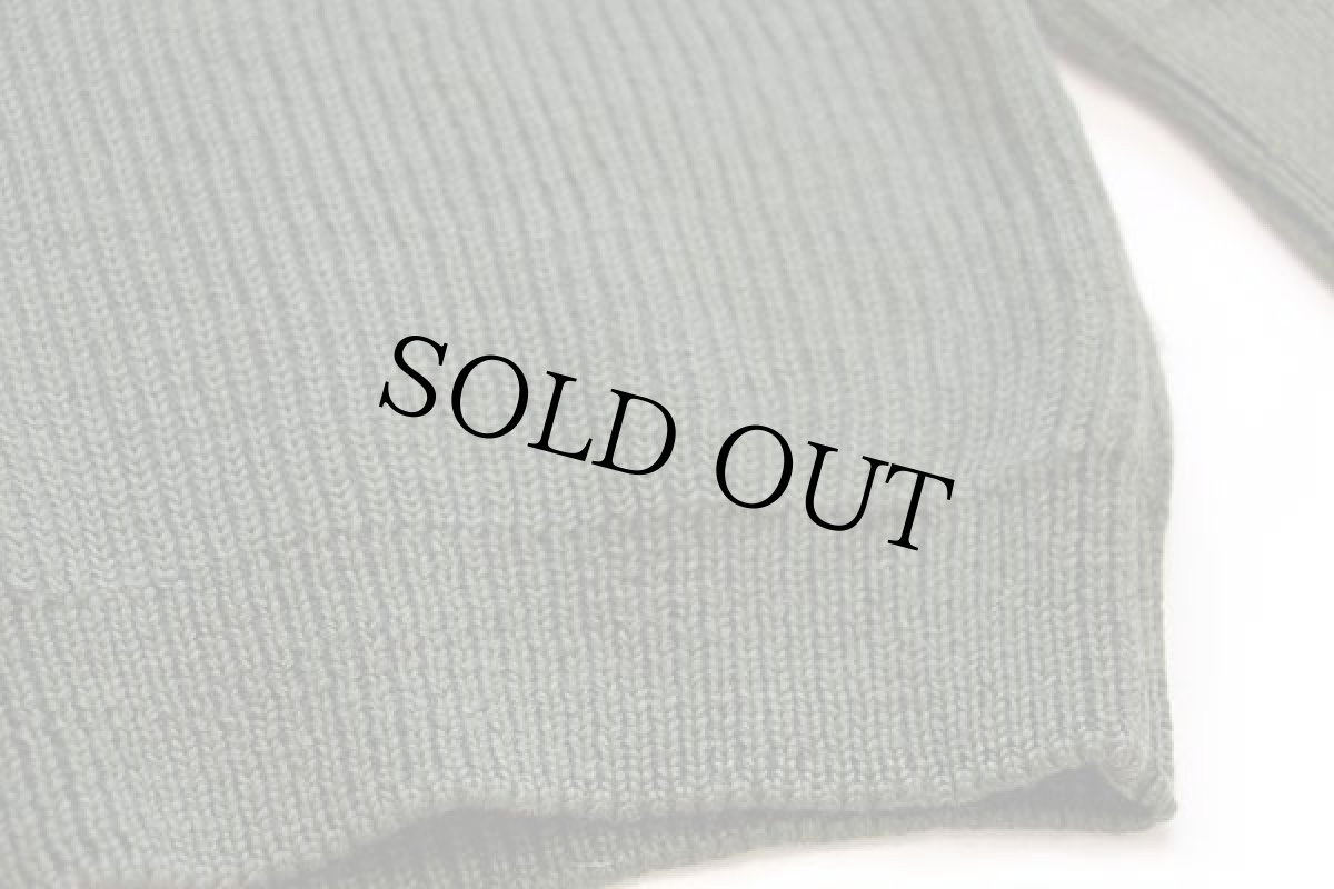 画像5: 90s 英国製 HENRI LLOYDヘンリーロイド ショールカラー サドルショルダー ローゲージ ウールニット セーター 緑 L (5)