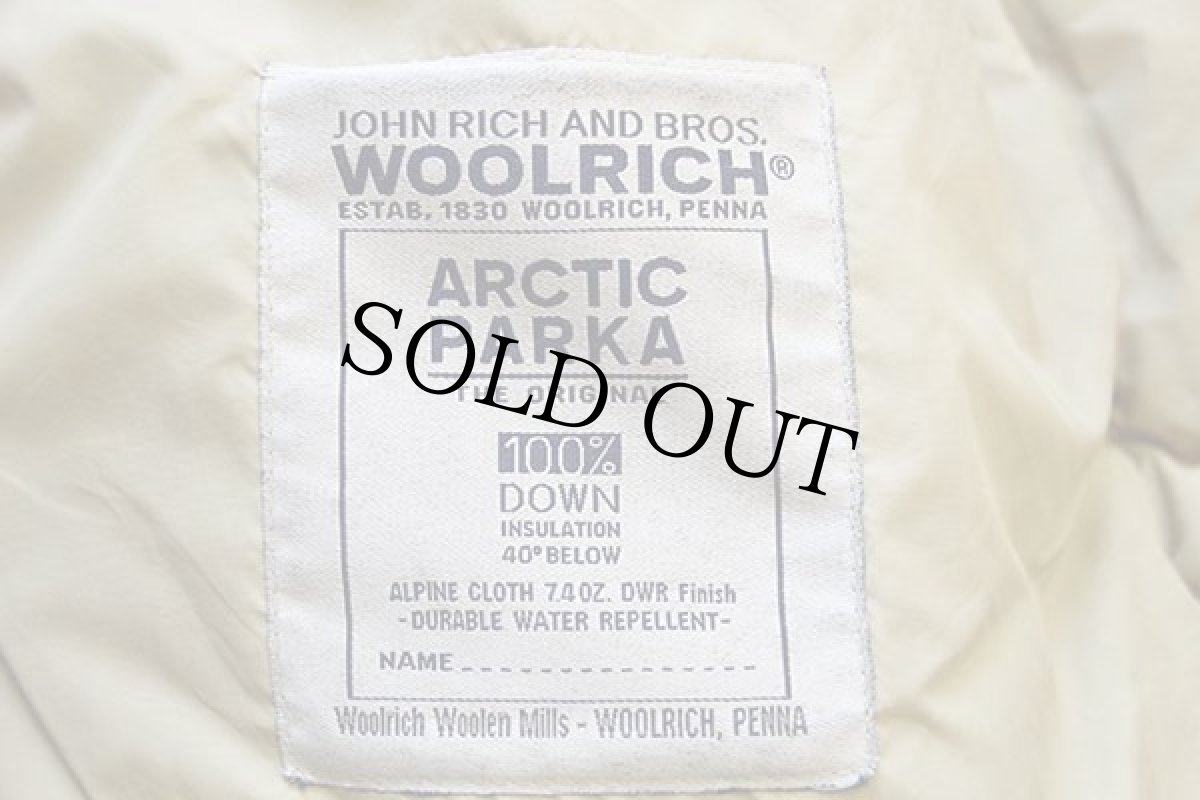 画像5: 00s USA製 WOOLRICH JOHN RICH&BROS ウールリッチ コヨーテファー アークティックパーカー ダウンコート オリーブ L★B B-9タイプ (5)
