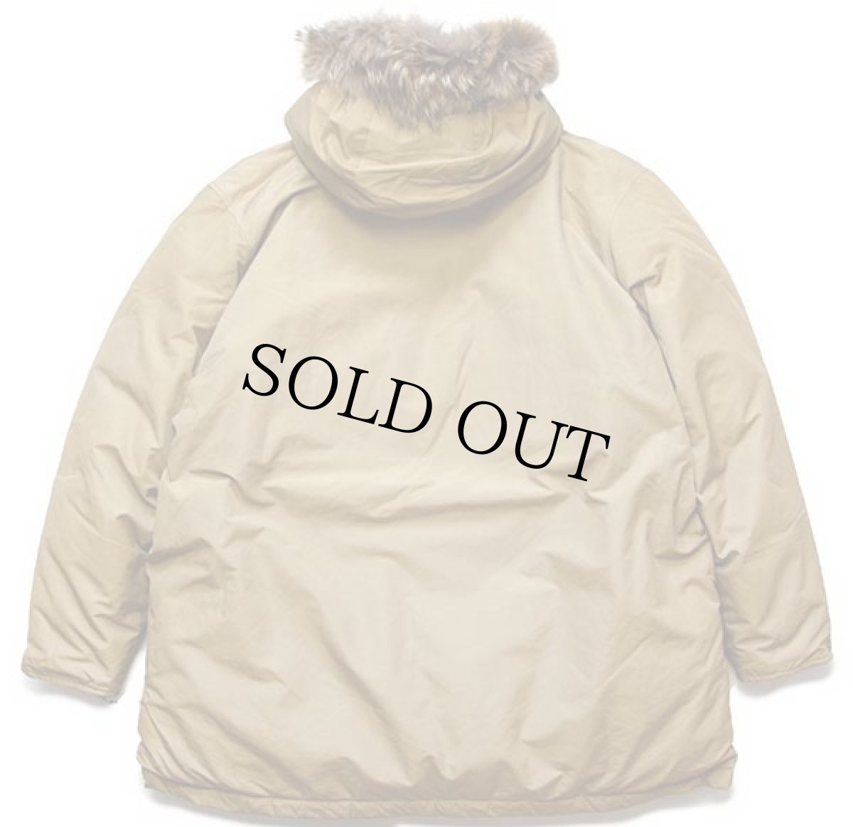 画像2: 00s USA製 WOOLRICH JOHN RICH&BROS ウールリッチ コヨーテファー アークティックパーカー ダウンコート カーキ 2XL★特大 B-9タイプ (2)