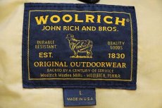 画像4: 00s USA製 WOOLRICH JOHN RICH&BROS ウールリッチ コヨーテファー アークティックパーカー ダウンコート オリーブ L★B B-9タイプ (4)