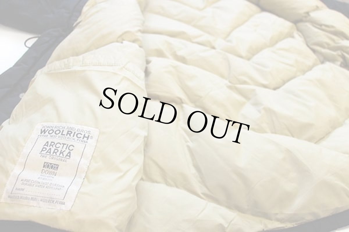 画像6: 90s USA製 Woolrichウールリッチ コヨーテファー アークティックパーカー ダウンコート 黒 XXL★特大 B-9タイプ (6)