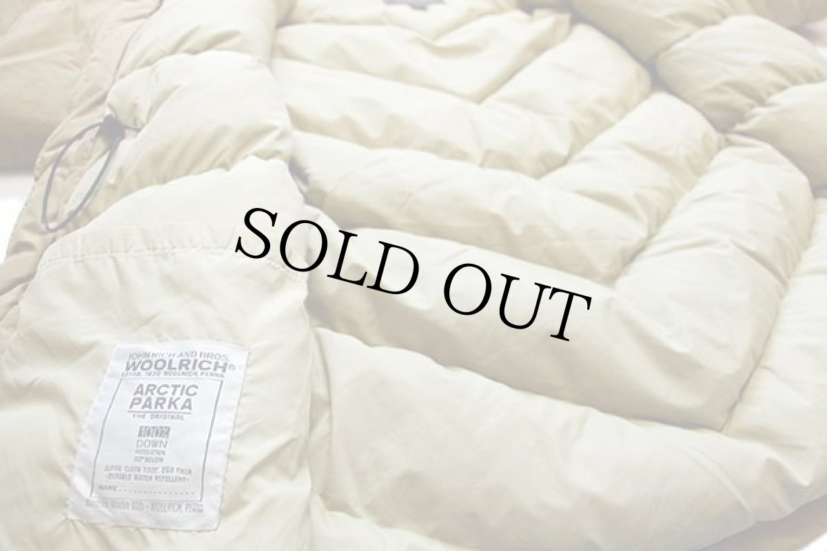 画像6: 00s USA製 WOOLRICH JOHN RICH&BROS ウールリッチ コヨーテファー アークティックパーカー ダウンコート カーキ 2XL★特大 B-9タイプ (6)