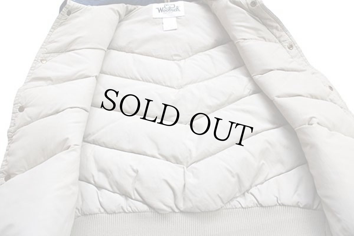 画像5: 70s USA製 Woolrichウールリッチ ダウンベスト 紺 S (5)