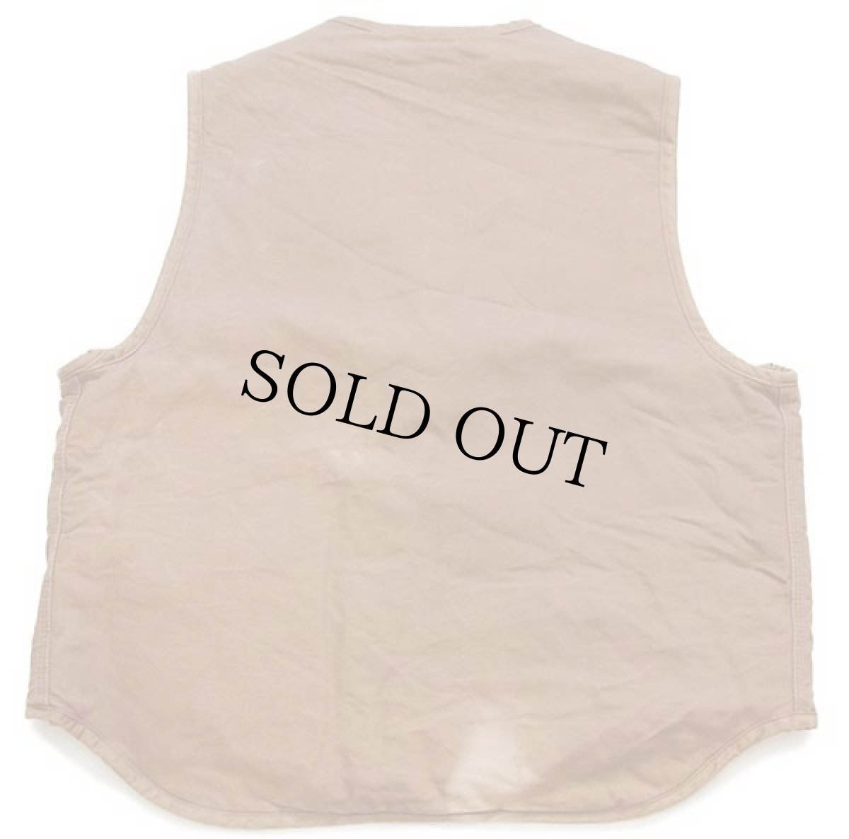 画像2: 70s USA製 carharttカーハート ボアライナー ダックベスト 茶 XL (2)