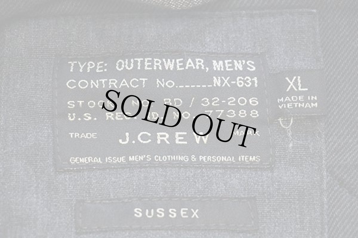 画像4: J.CREW NX-631 SUSSEX スタンドカラー PRIMALOFTプリマロフト 中綿入り キルティングジャケット チャコールグレーXL (4)