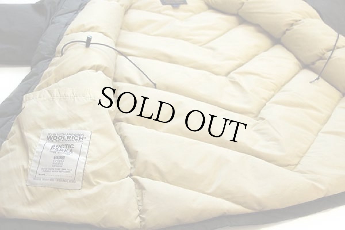 画像6: 00s USA製 WOOLRICH JOHN RICH&BROS ウールリッチ コヨーテファー アークティックパーカー ダウンコート オリーブ L★B-9タイプ (6)