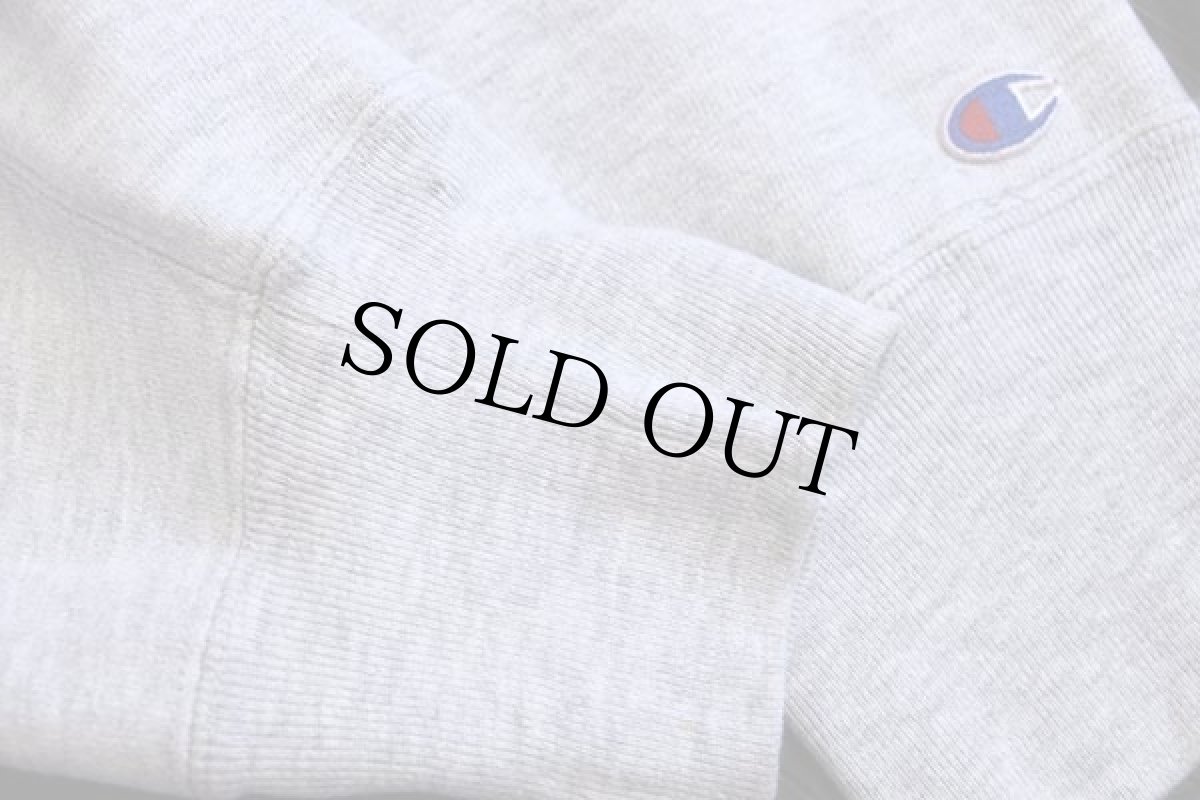 画像6: 80s USA製 Championチャンピオン UCLA 刺繍 リバースウィーブ スウェットパーカー 杢グレー M (6)