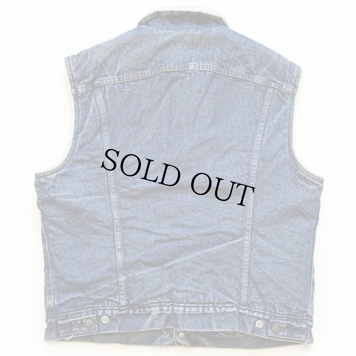 画像2: 80s USA製 Levi'sリーバイス 60511 ボアライナー デニムベスト L (2)