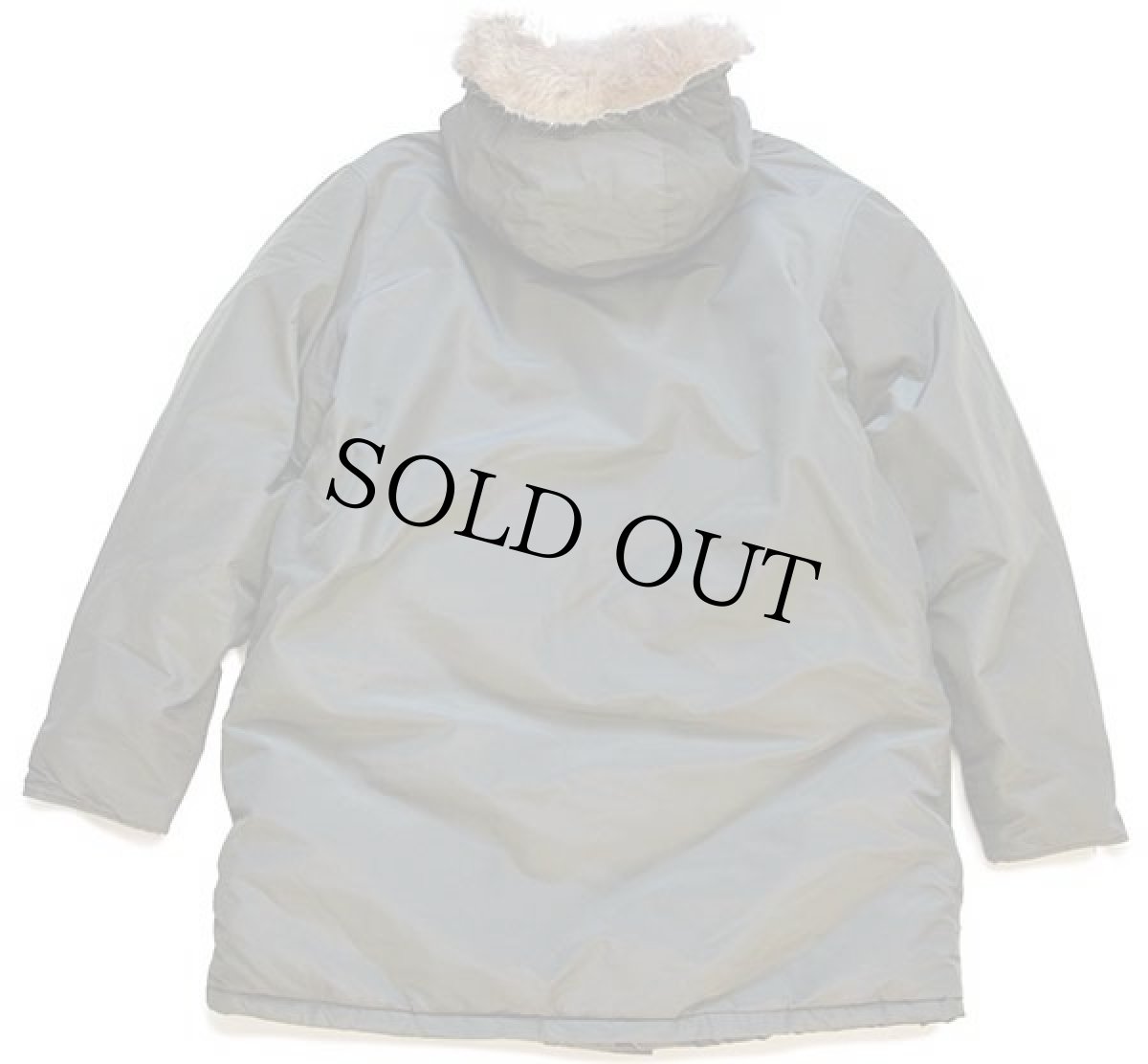 画像2: 00s USA製 WOOLRICH JOHN RICH&BROS ウールリッチ コヨーテファー アークティックパーカー ダウンコート オリーブ L★B-9タイプ (2)