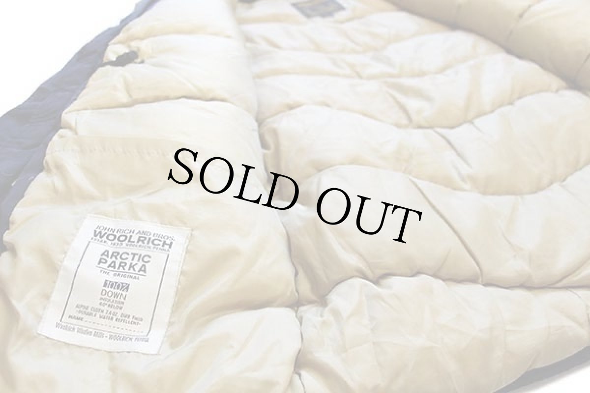 画像6: 00s USA製 WOOLRICH JOHN RICH&BROS ウールリッチ コヨーテファー アークティックパーカー ダウンコート 紺 M★B-9タイプ (6)