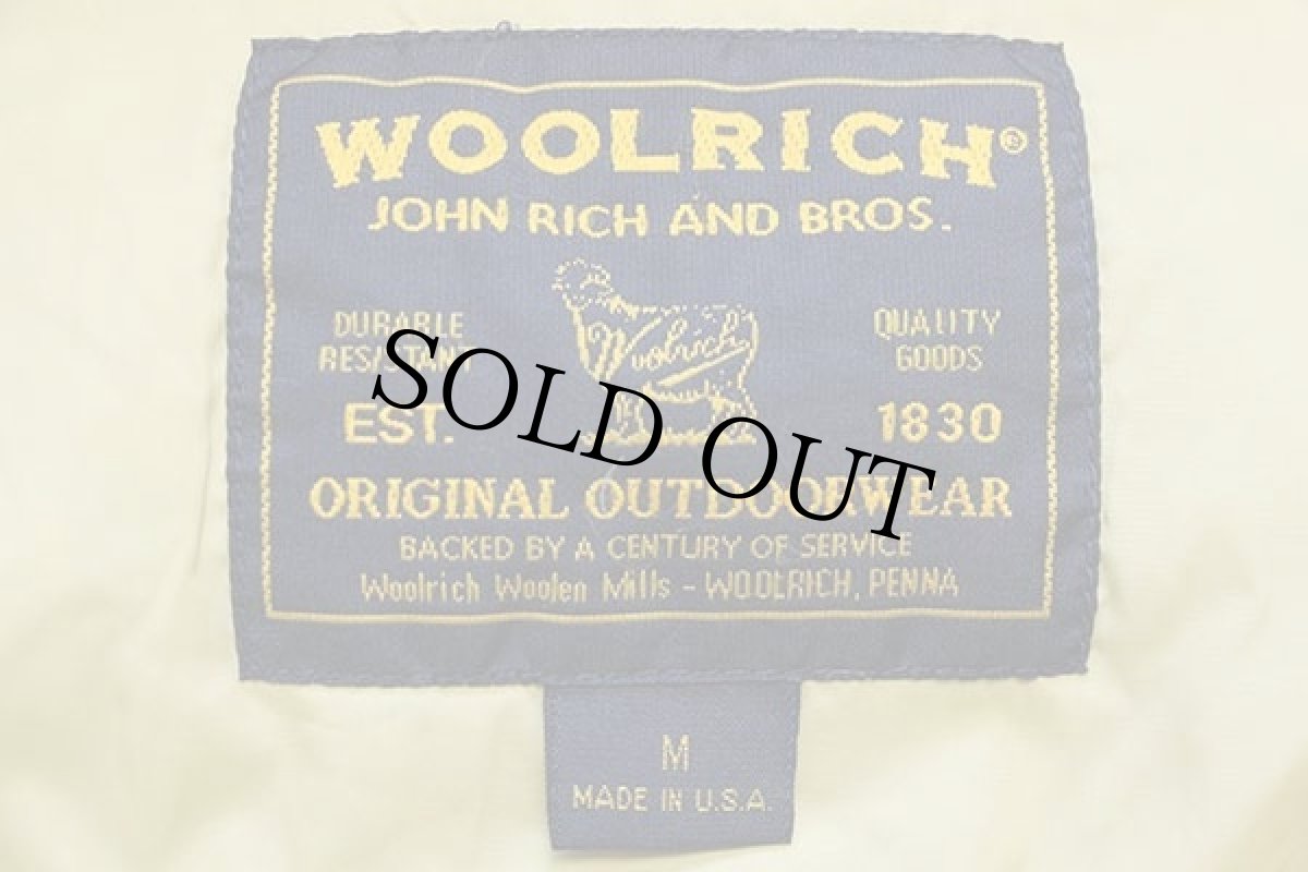 画像4: 00s USA製 WOOLRICH JOHN RICH&BROS ウールリッチ コヨーテファー アークティックパーカー ダウンコート カーキ M★B-9タイプ (4)