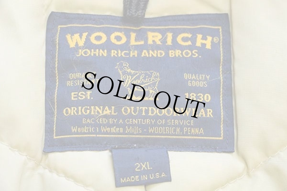 画像5: 00s USA製 WOOLRICH JOHN RICH&BROS ウールリッチ コヨーテファー アークティックパーカー ロング ダウンコート 茶 2XL★特大 B-9タイプ (5)