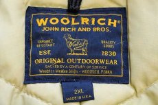 画像5: 00s USA製 WOOLRICH JOHN RICH&BROS ウールリッチ コヨーテファー アークティックパーカー ロング ダウンコート 茶 2XL★特大 B-9タイプ (5)