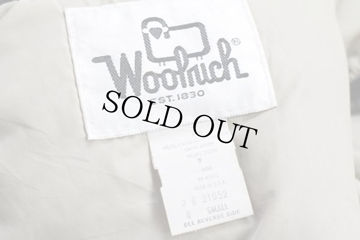 画像4: 70s USA製 Woolrichウールリッチ ダウンベスト 紺 S (4)