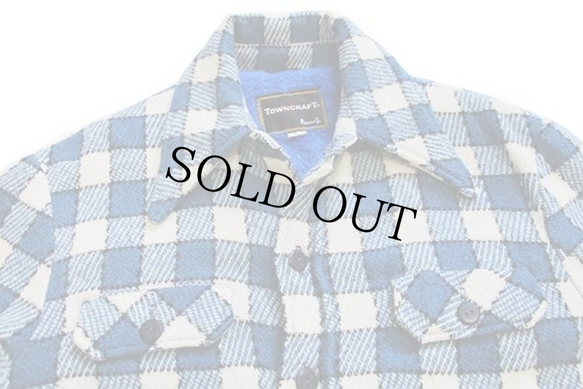 画像3: 70s Penneys TOWNCRAFT チェック パイルライナー ウールジャケット L-L (3)