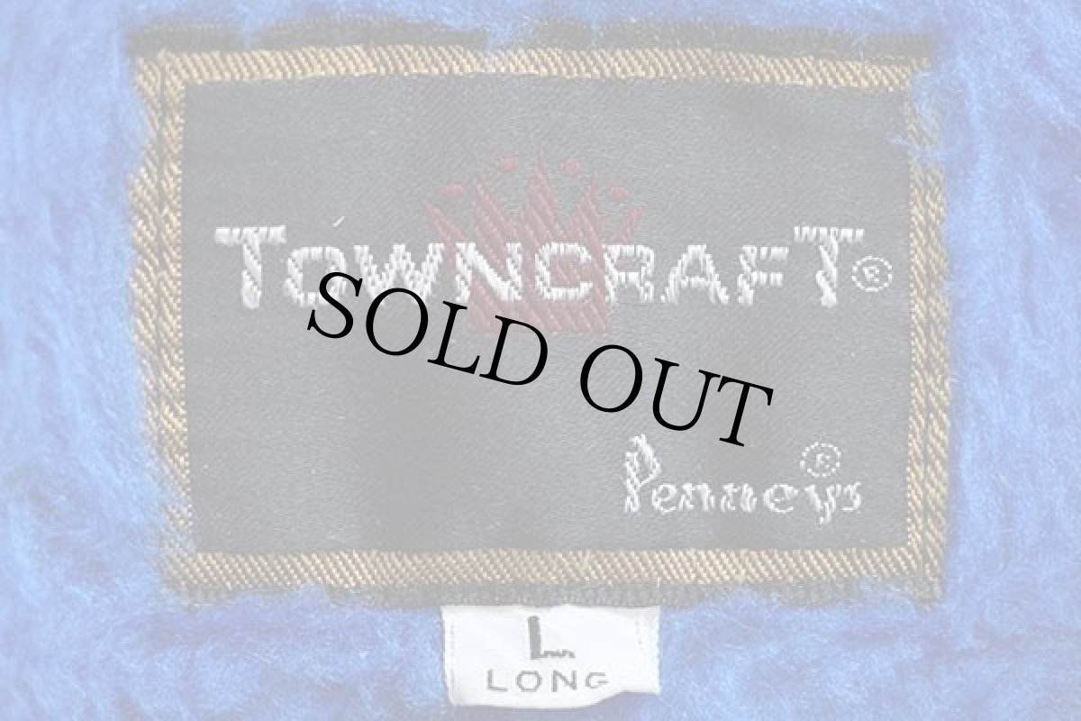 画像4: 70s Penneys TOWNCRAFT チェック パイルライナー ウールジャケット L-L (4)