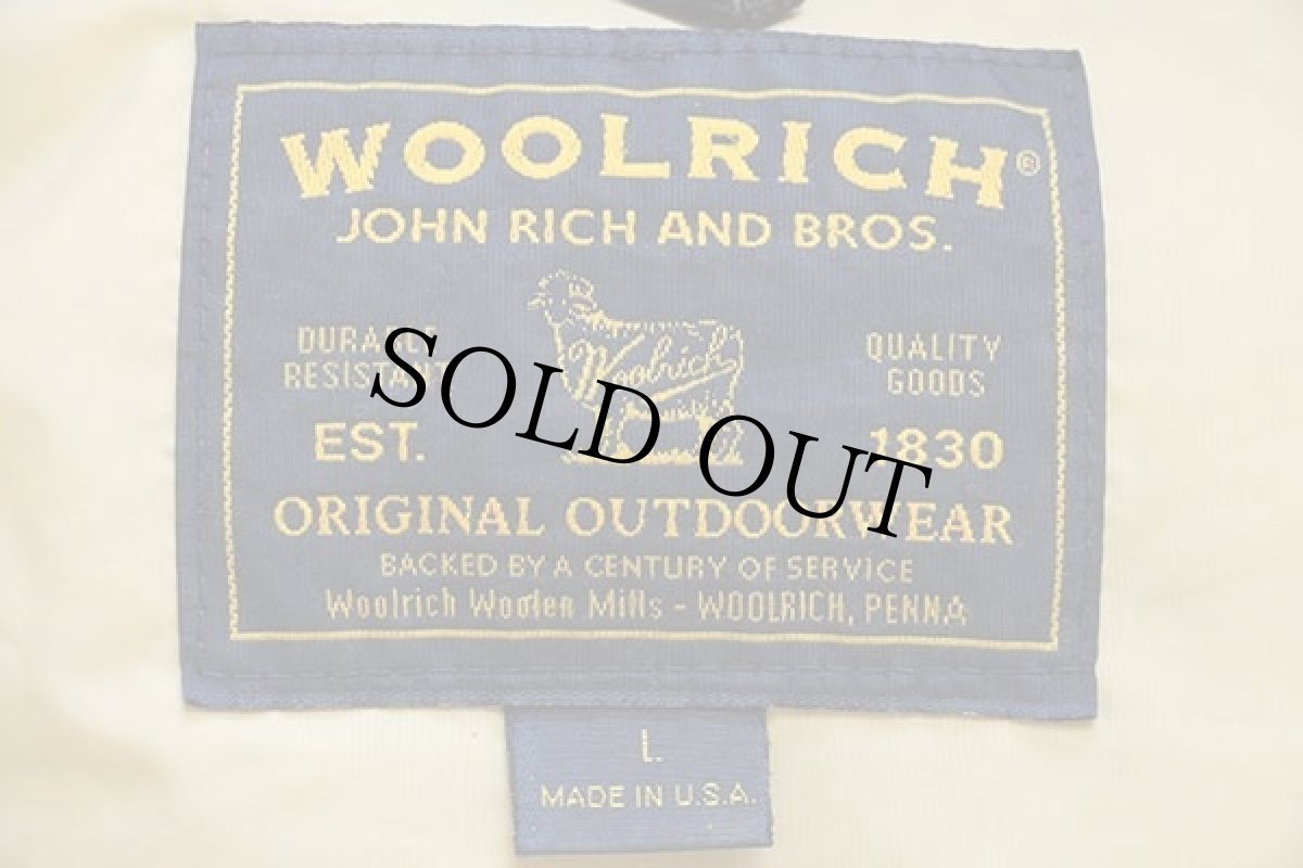 画像4: 00s USA製 WOOLRICH JOHN RICH&BROS ウールリッチ コヨーテファー アークティックパーカー ダウンコート オリーブ L★B-9タイプ (4)