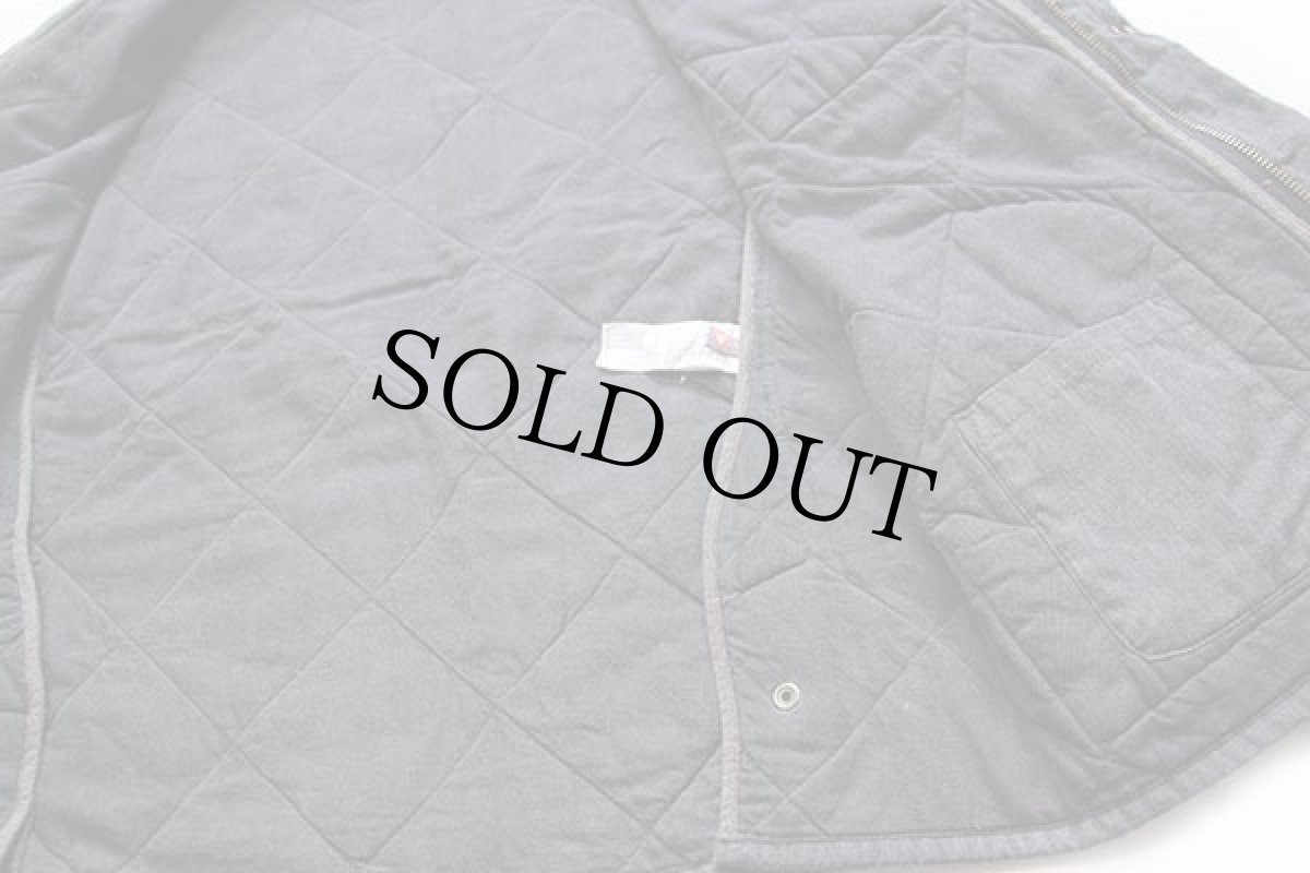 画像5: J.CREW NX-631 SUSSEX スタンドカラー PRIMALOFTプリマロフト 中綿入り キルティングジャケット チャコールグレーXL (5)