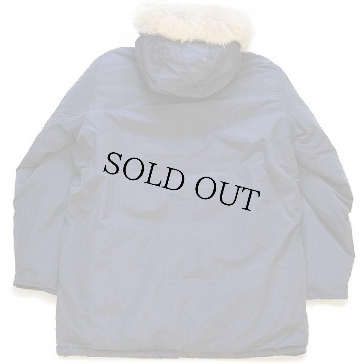 画像2: 00s USA製 WOOLRICH JOHN RICH&BROS ウールリッチ コヨーテファー アークティックパーカー ダウンコート 紺 M★B-9タイプ (2)