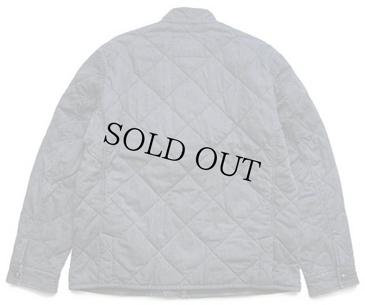 画像2: J.CREW NX-631 SUSSEX スタンドカラー PRIMALOFTプリマロフト 中綿入り キルティングジャケット チャコールグレーXL (2)