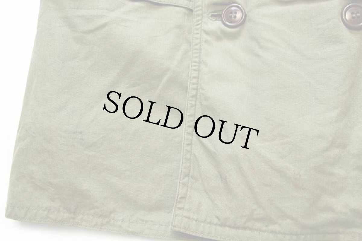 画像7: 40s 米軍 U.S.ARMY M-1943 コットンポプリン マッキーノコート オリーブドラブ 36★ジープコート (7)