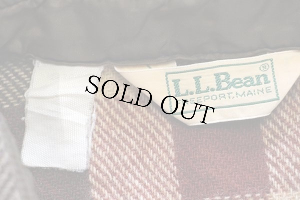 画像4: 80s L.L.Bean ブロックチェック ウールシャツ (4)