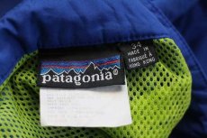 画像6: 90s patagoniaパタゴニア サイドジップ パデット ナイロン オーバーオール 青 34★パンツ (6)