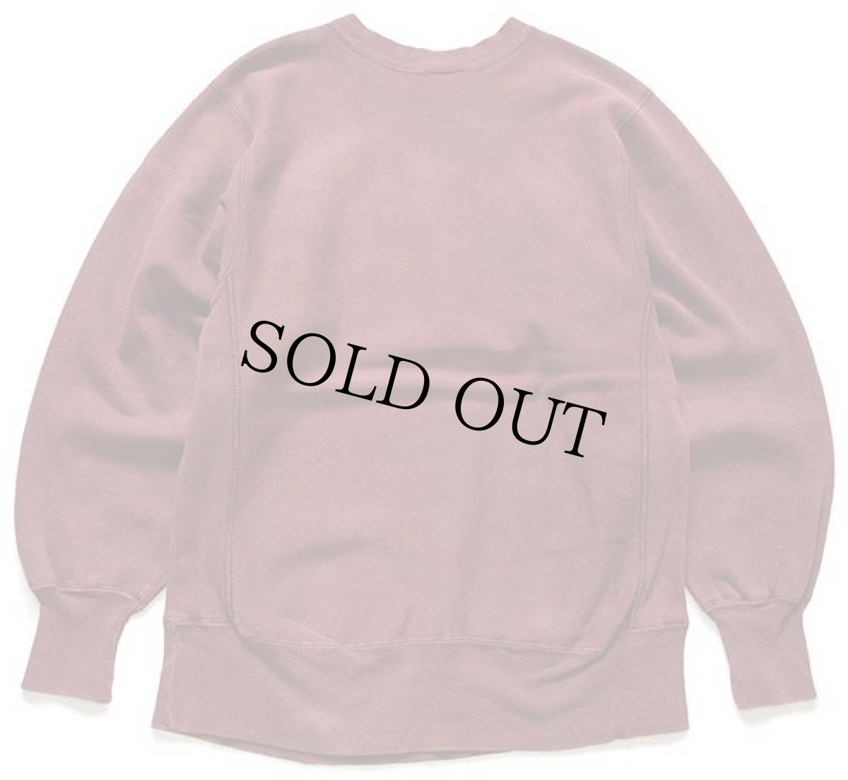 画像2: 90s USA製 Championチャンピオン BOSTON COLLEGE ひび割れプリント リバースウィーブ スウェット バーガンディ L (2)