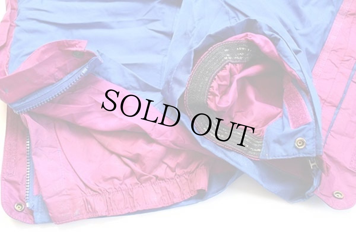 画像8: 90s patagoniaパタゴニア サイドジップ パデット ナイロン オーバーオール 青 34★パンツ (8)