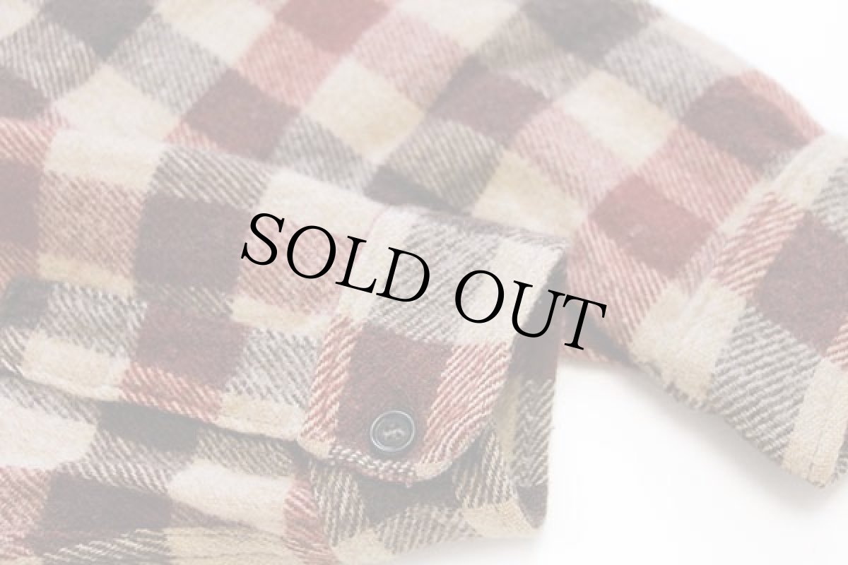 画像6: 80s L.L.Bean ブロックチェック ウールシャツ (6)