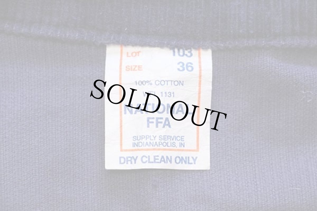 画像5: 00s FFA NEVADA チェーン刺繍&ピンズ&パッチ付き コットン コーデュロイ ファーマーズジャケット 紺 36 (5)