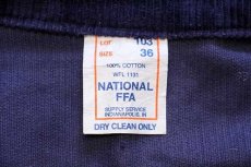 画像5: 00s FFA NEVADA チェーン刺繍&ピンズ&パッチ付き コットン コーデュロイ ファーマーズジャケット 紺 36 (5)