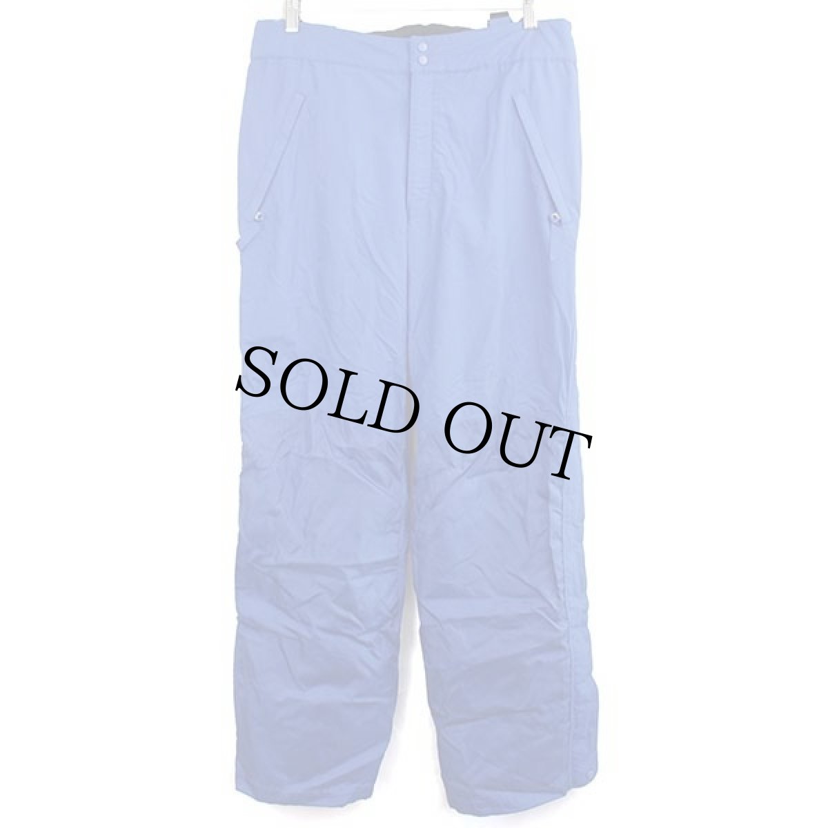 画像2: 90s patagoniaパタゴニア サイドジップ パデット ナイロン オーバーオール 青 34★パンツ (2)