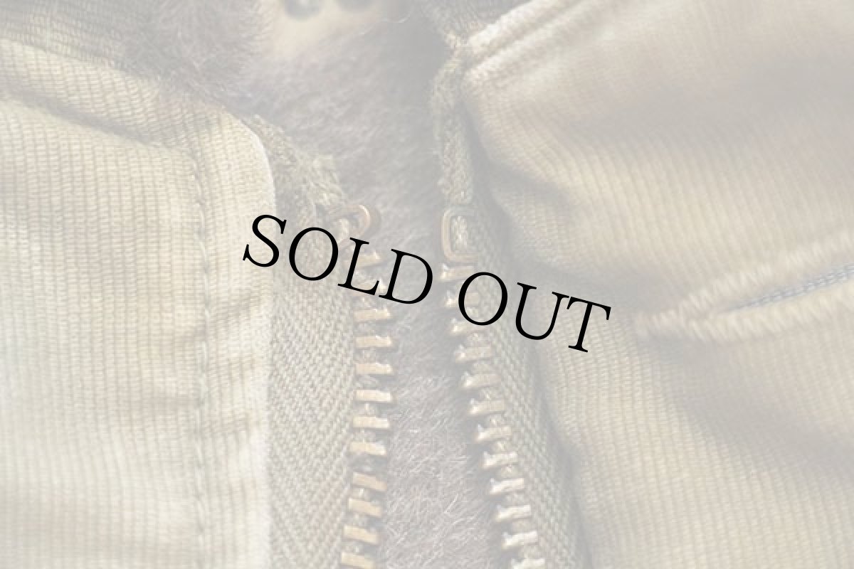 画像6: 40s 米軍 U.S.NAVY アルパカライナー N-1 デッキジャケット ボロ オリーブドラブ 36 (6)