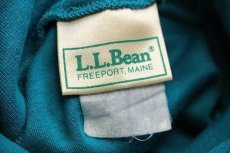 画像4: 90s L.L.Bean タートルネック 無地 コットン カットソー エメラルドグリーン (4)