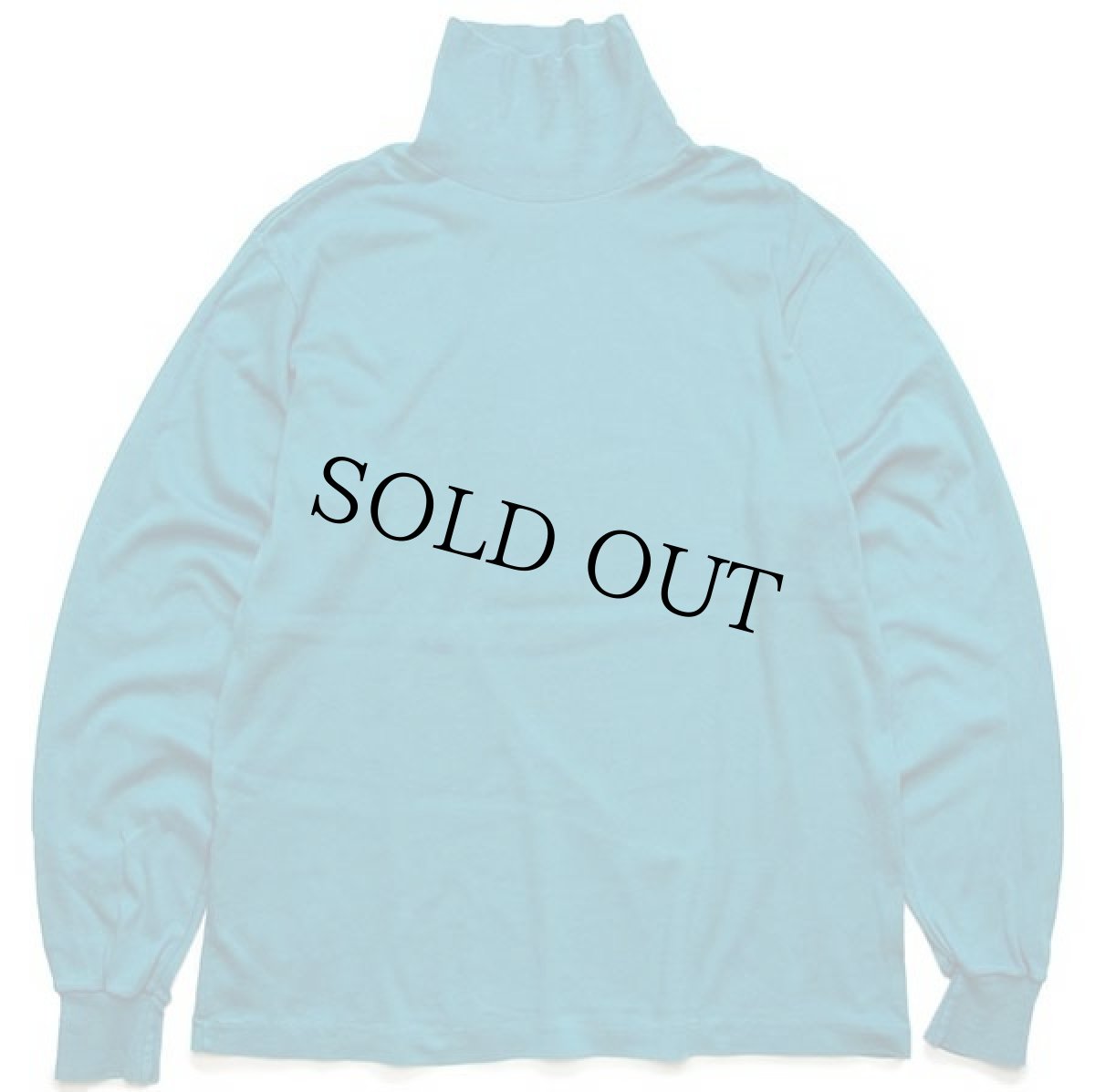 画像2: 90s L.L.Bean タートルネック 無地 コットン カットソー エメラルドグリーン (2)