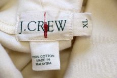 画像4: 90s J.CREW タートルネック 無地 コットン カットソー 生成り XL (4)