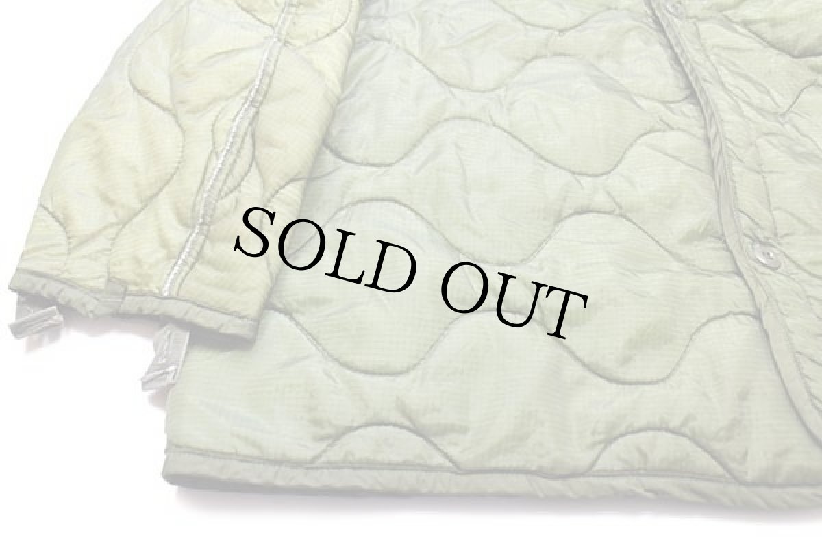 画像5: 90s 米軍 U.S.ARMY M-65 フィールドジャケット ツートン ナイロン キルティングライナー オリーブグリーン L (5)