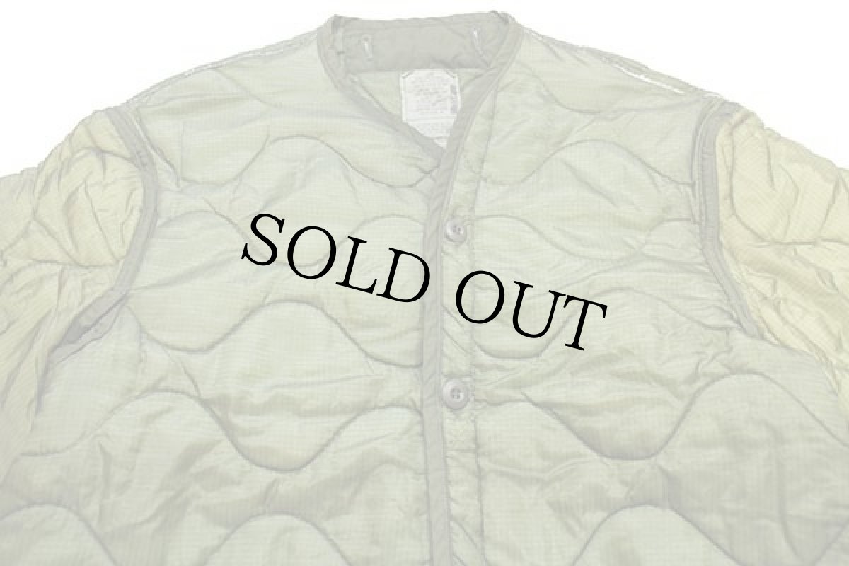 画像3: 90s 米軍 U.S.ARMY M-65 フィールドジャケット ツートン ナイロン キルティングライナー オリーブグリーン L (3)