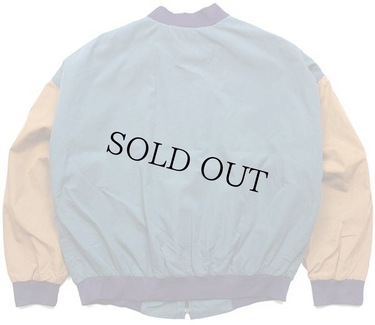 画像2: 80s USA製 HILTON マルチカラー 切り替え ジャケット XL (2)