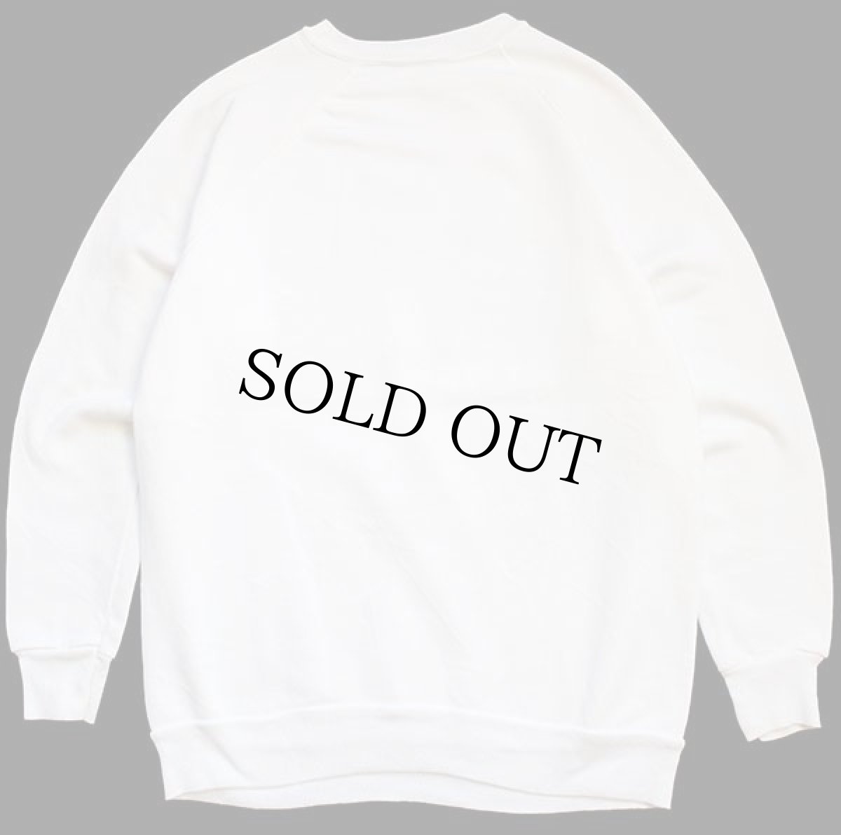 画像2: 80s USA製 Tultex アザラシ ハンドペイント スウェット 白 XL (2)